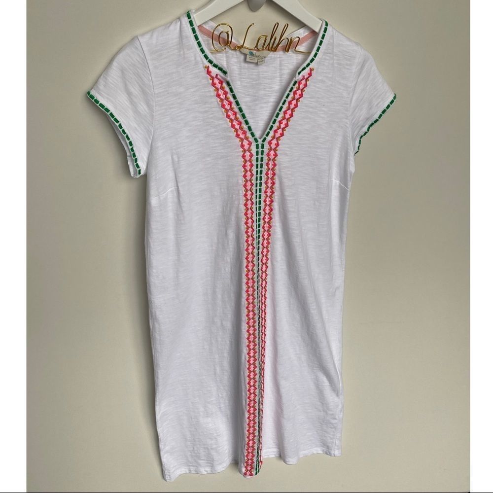 Boden Peggy Embroidered Jersey Dress - Picture 3 of 10